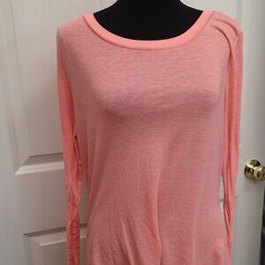 Exertek Women's Active Wear Top Size Large - coral color